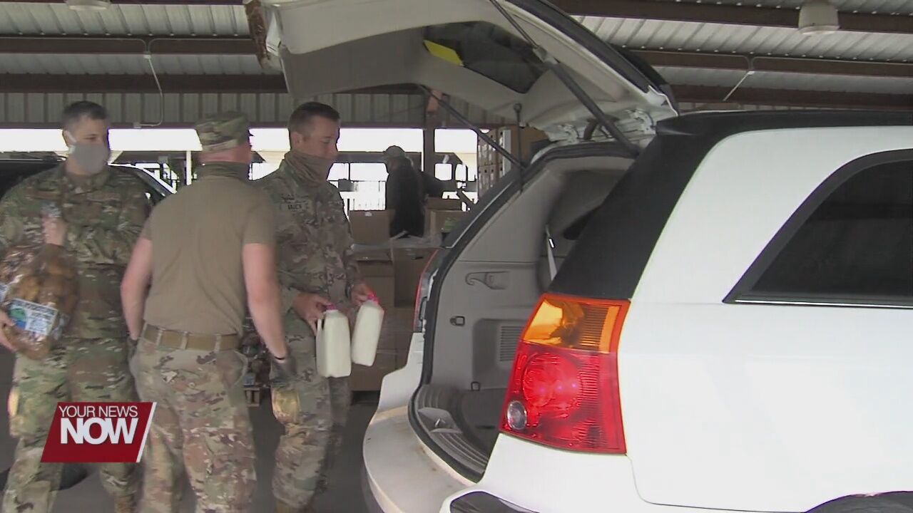 Nearly 500 families served at WOFB distribution in fairgrounds